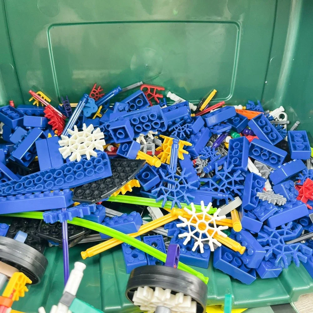 KNEX Building Set Lot Motorized 35 Model Ultimate Super Value Tub